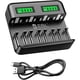 thumbnail image 1 of Cargador EBL LCD 8 Bahaas AA AAA C D NiMH USB Tipo C, 1 of 3