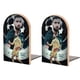 thumbnail image 1 of Gianluigi Donnarumma Sujetalibros decorativos temáticos, tope para estantería con base antideslizante, uso dual para hogar y oficina - 2 piezas, 1 of 6