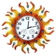 thumbnail image 1 of Reloj de Pared HERJIATK 51 cm Impermeable con Diseño de Sol, 1 of 8