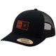 thumbnail image 1 of Gorra de béisbol Hurley Fairway Trucker Mesh Panel para hombre, color negro, 1 of 7