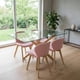 thumbnail image 1 of Comedor Mesa Rectangular Greta 140x90 + 4 Sillón Rubik Rosado, 1 of 2
