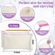 thumbnail image 2 of Bolsa de lona Legigo LG-DIY, 24 unidades, 21 x 13 cm, color beige con cierre, 2 of 7