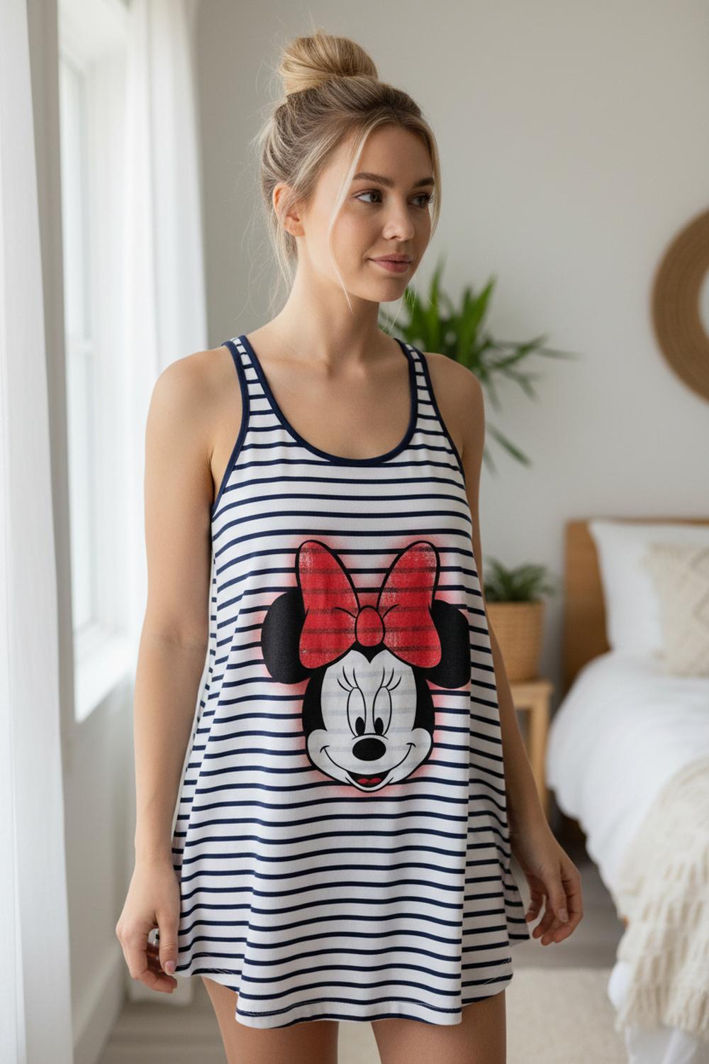Disney - Camisola Mujer Minnie Mouse Azul M