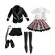 thumbnail image 1 of 1/6 Escala Mujer Ropa Femenina Uniforme Escolar Negro Para Mu?eca De Figura De 12 ", 1 of 5