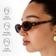 thumbnail image 5 of Gafas de sol Le Specs Outta Love Toffee Tort Oval, 5 of 7