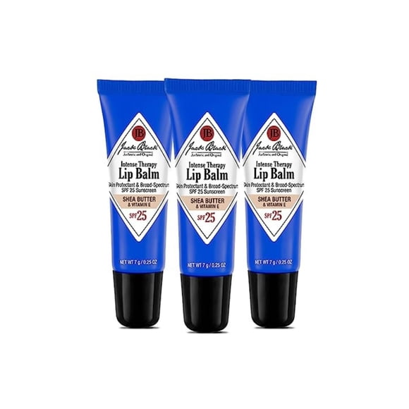 Bálsamo labial Jack Black Intense Therapy SPF 25, 7 ml (paquete de 3)