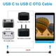 thumbnail image 2 of Cable DRSEOO USB C a USB C de 30 cm/15 cm para DJI Mavic 3, Mini 2, 2 of 3