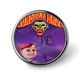 thumbnail image 1 of Monster Bash-Theme Round Button Badge: Premium Metal Construction, Ideal for High-End Events 2.8 cm, 1 of 6