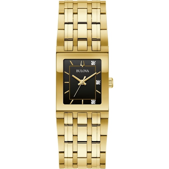 Reloj Bulova Marc Anthony Quadra Gold-Tone Para Mujer