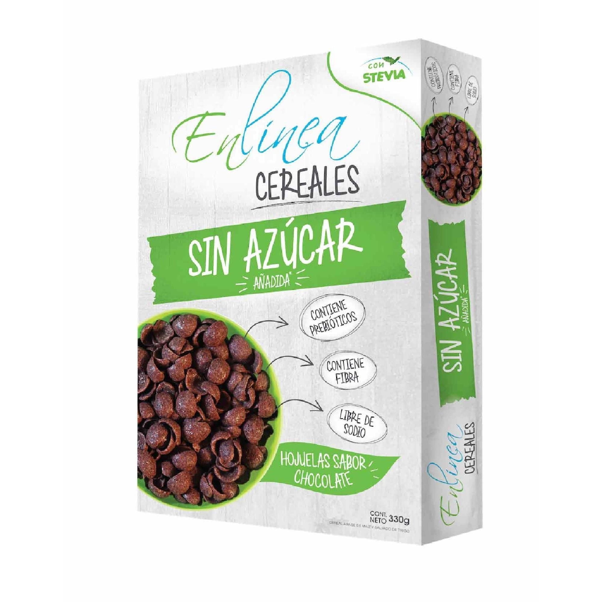 Cereal Hojuelas De Chocolate Sin Azúcar Caja 330 g En Línea