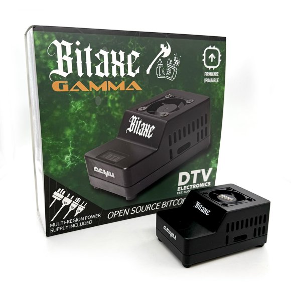 Bitcoin ASIC Miner DTV Bitaxe Gamma 1.2 TH/s de bajo consumo