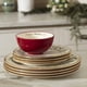 thumbnail image 4 of Juego de vajilla Lenox Holiday de 8 pulgadas de porcelana, 6 piezas, color marfil, 4 of 9