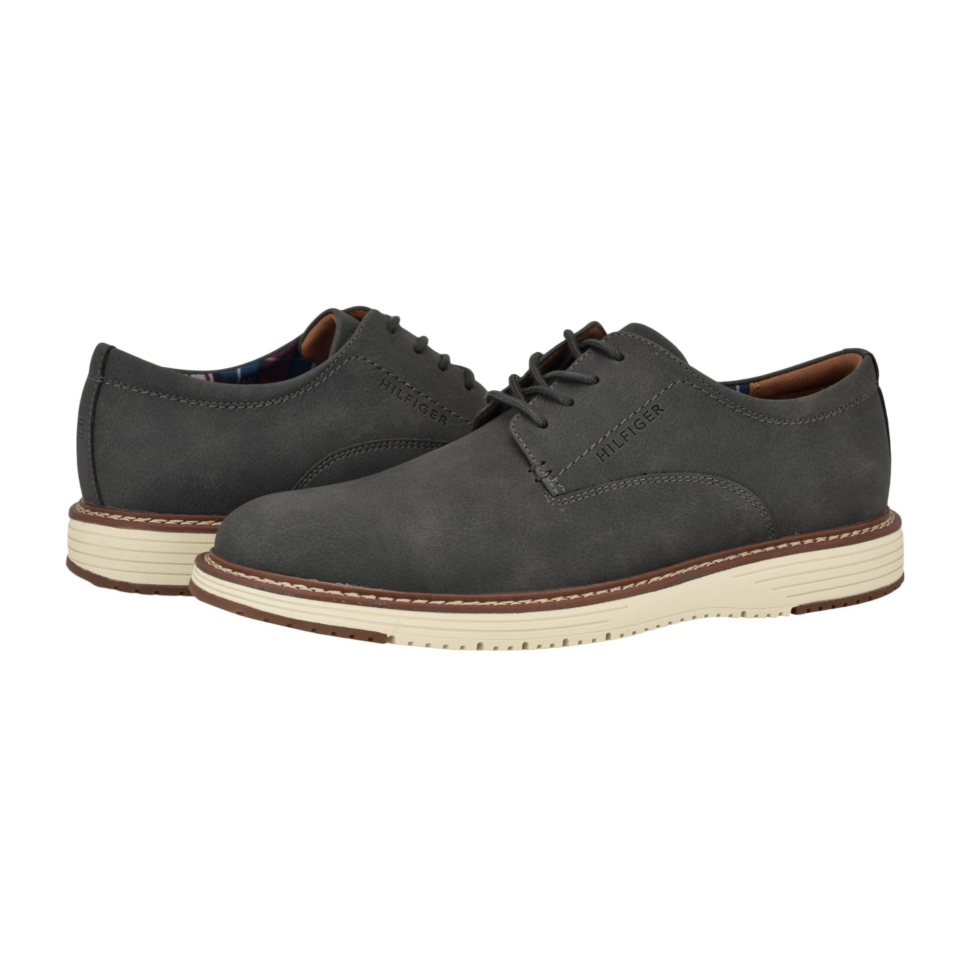 Zapatos Tommy Hilfiger Hiday Oxford Para Hombre Gris Oscuro 2020