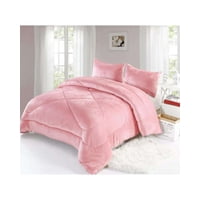 Imac Hogar - Plumon Chiporro De Invierno 2 Plazas Rosado