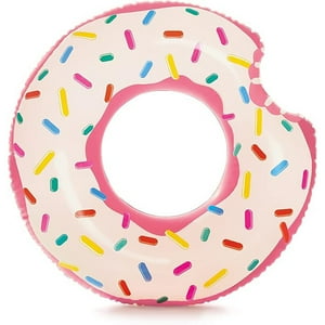 Veat00L - Anillo De Natación Hinchable En Forma De Donut, Diseño Flotante, Diseño Plegable, Material De Pvc De Alta Calidad, Duradero