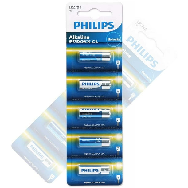 5xpack De Pila 27a A27 Control Para Auto Porton Mando Remoto