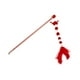 thumbnail image 3 of Juguetes De Peluche Para Gatos, Juguete De Plumas Para Gatos, Varita Interactiva Para Atrapar Gatos, Juguete Rojo, 3 of 5