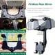 thumbnail image 3 of Soporte para teléfono con espejo retrovisor para coche, giratorio 360°, brazo ajustable, multifuncional, para teléfono y GPS, universal para todos los smartphones., 3 of 5