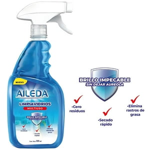 Aileda Limpiavidrios Multiuso Gatillo 500 Ml Limpia Vidrio Limpiador En Atomizador