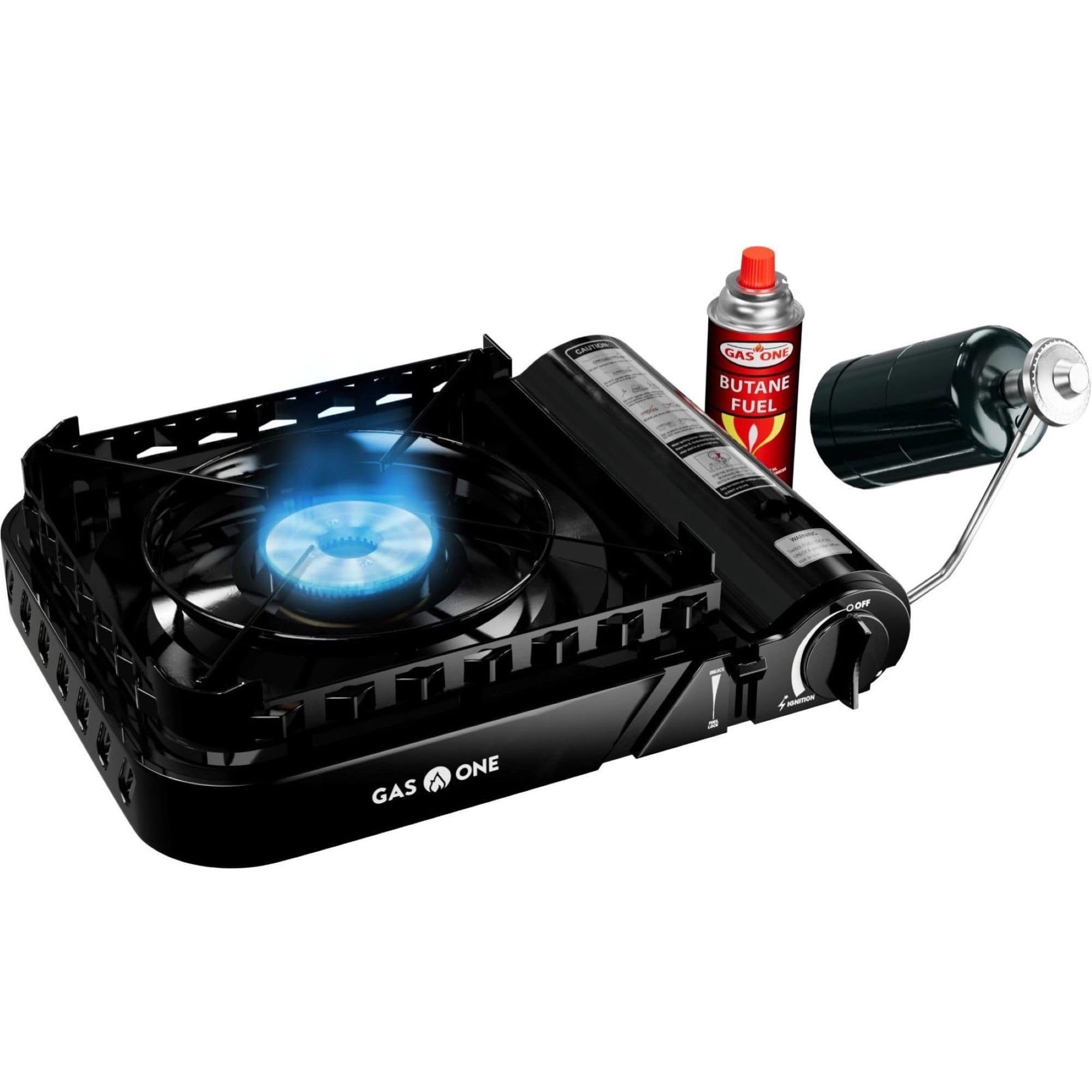 Estufa Portátil Gas One Gs-3900pb De 15.000 Btu De Combustible Dual
