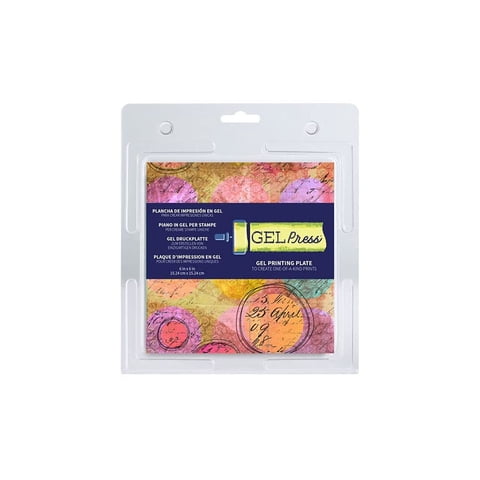 Placa De Impresión Gel Press Placa De Monoimpresión De Gel De 15 X 15 Cm