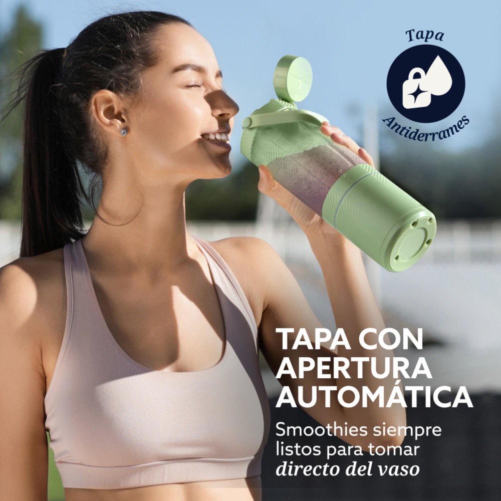 Oster Licuadora Portátil GoMAX 590 ml Verde BLSTGFP-M20, foto 6