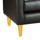 thumbnail image 4 of Sofa New Retro 3 Cuerpos Pu 04 Negro, 4 of 5