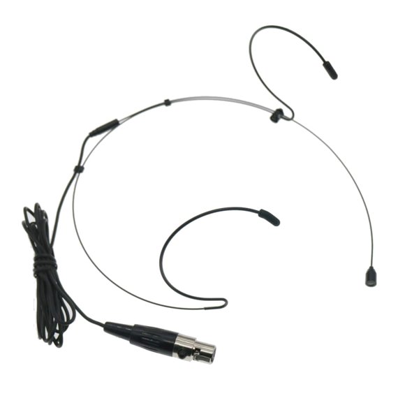 Micrófono MiCWL 1,2 m TA4F para Shure Wireless negro