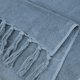 thumbnail image 4 of REGALWOVEN Toallas Decorativas Turcas de Mano, Juego de Toallas de Baño de Algodón Absorbente Suave para Baño, Cocina, Cara, Yoga, Gimnasio Azul 1 Pieza, 4 of 5