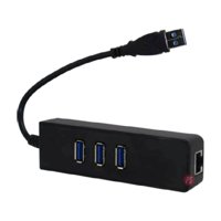 Tecnolab - Hub Usb 3 Puertos 3.0 Y Puerto Ethernet - Ps