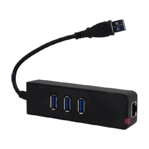 Tecnolab - Hub Usb 3 Puertos 3.0 Y Puerto Ethernet - Ps