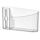 thumbnail image 5 of Soporte para bolsas de basura, montado en la pared para dispensador, soporte de diseño extraíble, diseño ligero de lujo, organizador de bolsas de come blanco, 5 of 5