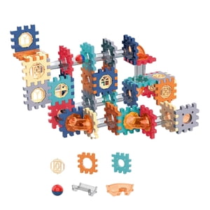 Magideal - 76 Piezas De Juguetes De Pista De Carreras, Desarrollo Del Cerebro, Habilidades Motoras Finas, Bloques De Construcción Para Niñas De 3, 4, 5, 6, 7 Y 8