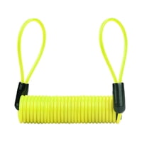 Magideal - Cable De Recordatorio De Bloqueo De Disco De Motocicleta, Cable De Recordatorio De Disco, Cable De Bloqueo De Disco De Cuerda De Alambre De Resorte De , Amarillo