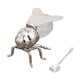 thumbnail image 2 of Tarro De Miel Con Forma De Abeja Con Cuchara, Recipiente Para Condimentos Para Almacenar En Casa, Jarabe De Miel, Cola De Plata, 2 of 5