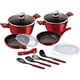 thumbnail image 2 of Bateria De Cocina 13 Pzs Metallic Burgubdy Edition Antiadherente, 2 of 5