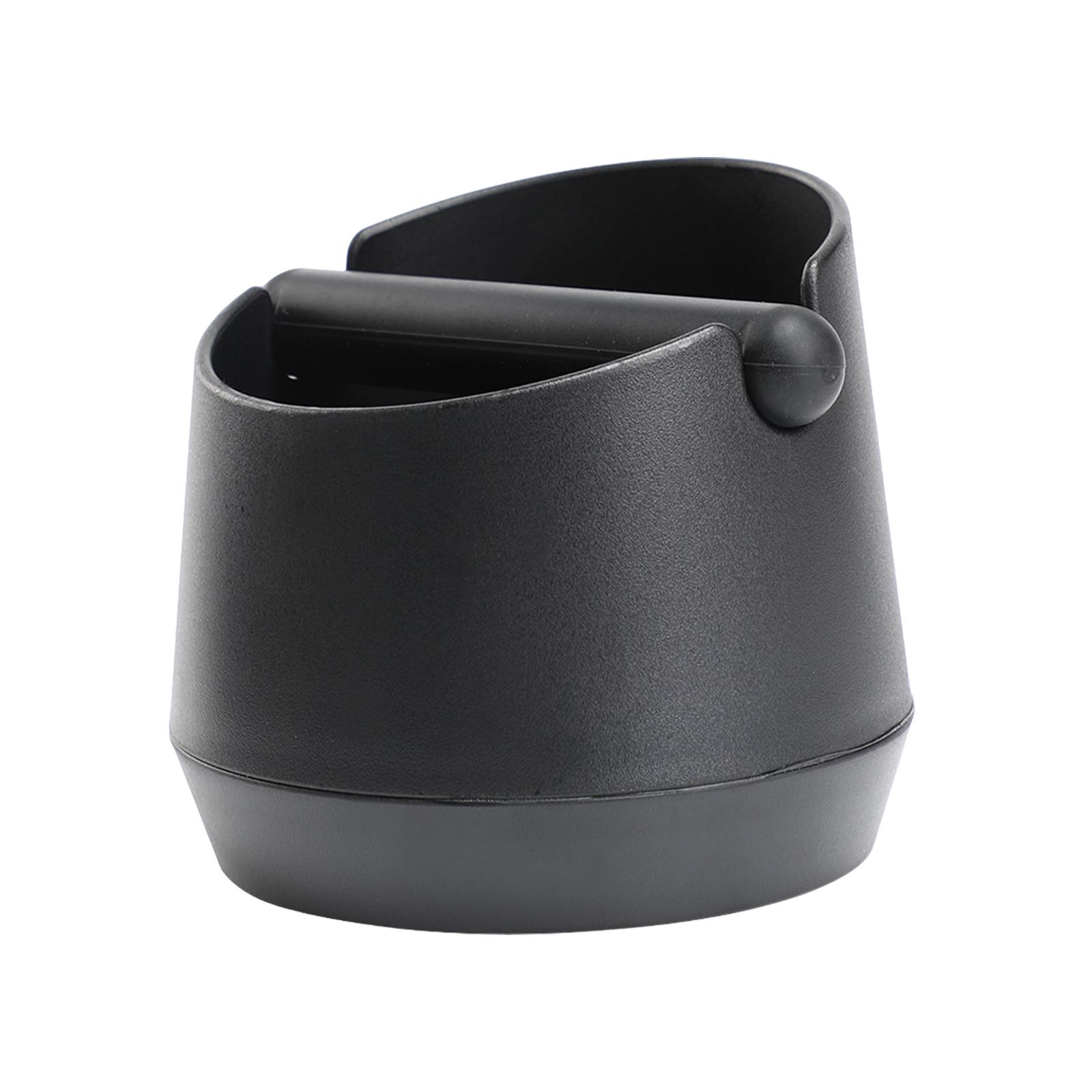 Magideal - Caja De Golpeteo Para Café, Contenedor De Basura Para Café Expreso, Bote De Basura Para Café, Barra De Golpeteo Desmontable, Accesorios Para Máquina Negro