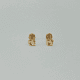 thumbnail image 2 of Aros abridores para bebé y niña, modelo trebol oro 18k, 2 of 2