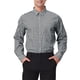 thumbnail image 1 of INSPIRE CHIC Camisas de Hombre de Cuadros de Manga Larga con Botones Abajo Camisa de Vestir 100% Algodón M Negro Blanco, 1 of 7
