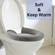 thumbnail image 4 of Cubierta para asiento de inodoro SENOMOR 71 cm gris lavable, 4 of 7