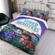 thumbnail image 3 of Súper Monstruos Conjunto de sábanas temático, trío de piezas, cómodo y amigable con la piel, diseño único, regalo de decoración para el hogar para familiares, amigos y fans,135cm *200cm, 3 of 6