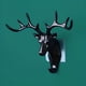 thumbnail image 4 of Decorative Antler Deer Head Wall Hooks - Perfect for Hanging Coats, Towels, and More!, 4 of 5