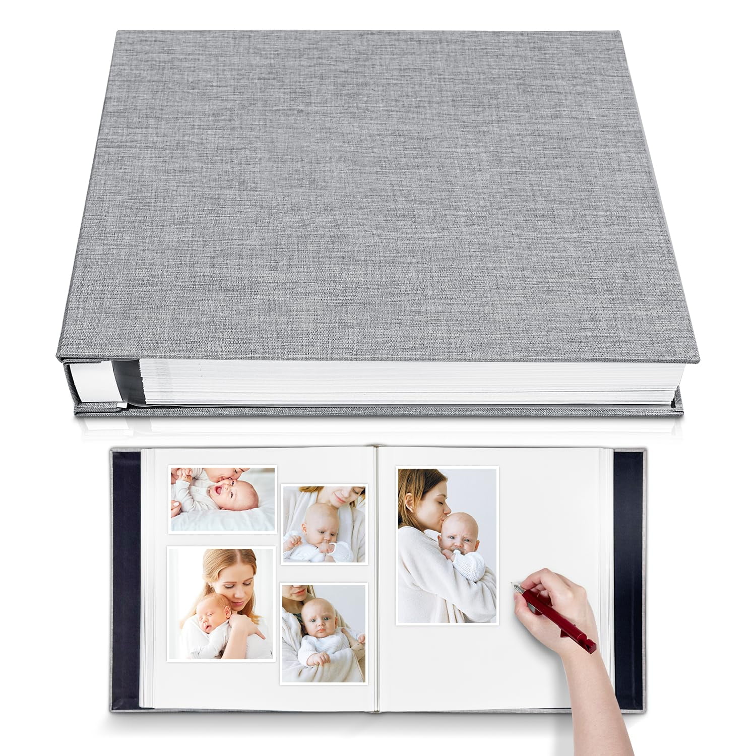 Álbum De Fotos Autoadhesivo Honeytolly, 3 X 5 X 6, 5 X 7, 6 X 8, 8 X 10