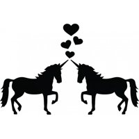 Rienda Libre Graphics - Decomural Unicorn Love Fairytale Ws-46737