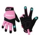 thumbnail image 1 of Guantes de trabajo de seguridad WORKPRO Pink para mujer de poliéster, 1 of 3