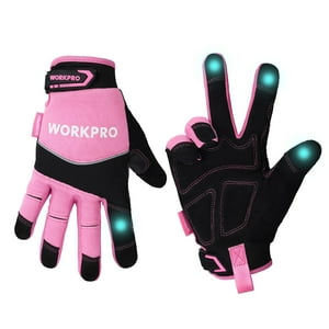 Guantes De Trabajo De Seguridad Workpro Pink Para Mujer De Poliéster