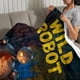 thumbnail image 3 of El Robot Salvaje anti-pilling, suave, ligera, esponjosa y acogedora de lujo para hogar y cocina – Perfecta para niños y adultos,70X110cm, 3 of 6
