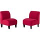 thumbnail image 1 of Set 2 Poltronas Soft Felpa Rojo, 1 of 1