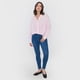 thumbnail image 4 of Blusa Mujer Cuello Camisero Lurex Rosado Corona, 4 of 5