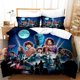 thumbnail image 1 of Stranger Duvet Cover Cosplay Bedding Set Pillowcase Christmas Gift 3-Piece Bedding Set (1 Duvet Cover + 2 Pillow Shams), 1 of 5